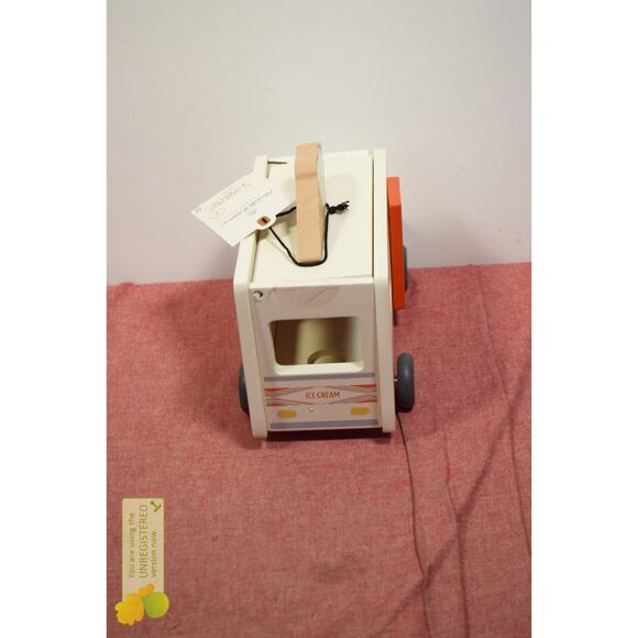 Hearth & Hand with Magnolia Toy Ice Cream Truck with Bear Pal - Picture 4 of 8